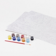 Картина по номерам А3, Остров сокровищ ГАВАНЬ, С Акриловыми красками, картон, кисть, 661642