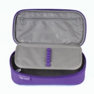 Пенал Tiger Family (Тайгер), 1 отделение, откидная планка, дополнительный карман, Матрица, 23х11х7 см, TMMX-006F1