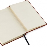 Бизнес-Блокнот А5, 100 л., твердая обложка, под кожу Velvet, на резинке, Bruno Visconti, Бордовый, 3-525/05