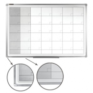 Доска-планинг на месяц магнитно-маркерная (60х90 см) Brauberg, алюминиевая рамка, 236863