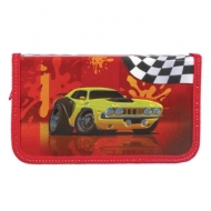 Пенал Юнландия, 1 отделение, эффект металл, объем, 19х11 см, Стритрейс, 228255