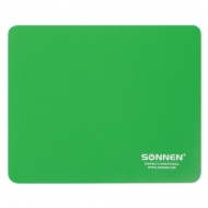 Коврик для мыши Sonnen, резина+ткань, 220х180х3 мм, 5 видов, 512817