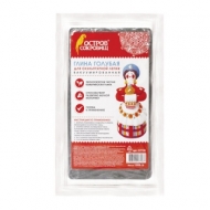 Глина для лепки Остров Сокровищ, голубая, 1 кг, вакуумированная, готовая, 227138