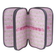 Пенал Юнландия, 3 отделения, ламинированный картон, тканевый торец, 20х11 см, Meow, 228112