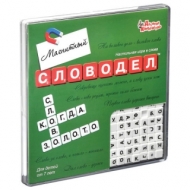 Игра настольная Словодел мини, 18*18 см, магнитная, 10 КОРОЛЕВСТВО, 2733