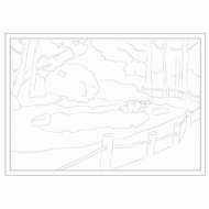 Папка для акварели с эскизом Brauberg Art, А3, 10л., 200 г/м2, 297х420мм, 110065