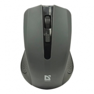 Мышь беспроводная Defender Accura MM-935, 3 кнопки + 1 колесо-кнопка, оптическая, серая, 52936