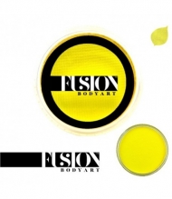 Профессиональный гипоаллергенный аквагрим FUSION ярко-желтый, 32 г