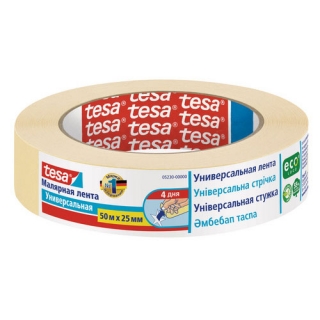 Малярная лента Tesa УниверсЭко, 50 м х 25 мм