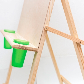 Мольберт Хлопушка Малевичъ, детский, 120 см