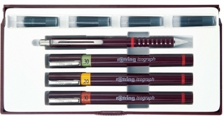 Набор изографов Junior,толщина линии 0.2, 0.3, 0.5 мм