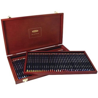 Набор цветных карандашей Derwent Studio, 72 цвета, в деревянной шкатулке