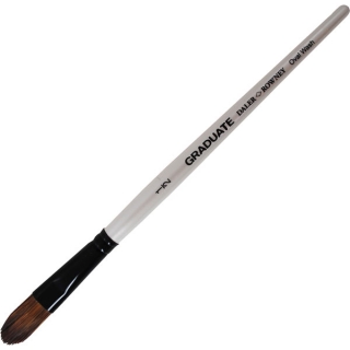 Кисть Daler Rowney Graduate синтетика, пони, овальная, короткая ручка
